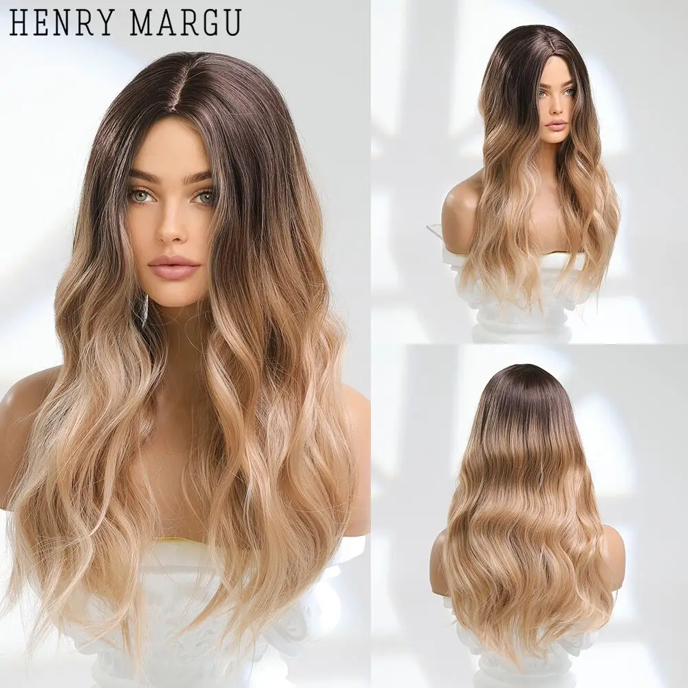 HENRY MARG Long Wavy Brown to Sandy Blonde Ombre Wig Middle Part Hair Wig Cosplay Natural Heat Resistant Synthetic Wig for Women
HENRY MARG Long Wavy Brown to Sandy Blonde Ombre Wig Middle Part Hair Wig Cosplay Natural Heat Resistant Synthetic Wig for Women