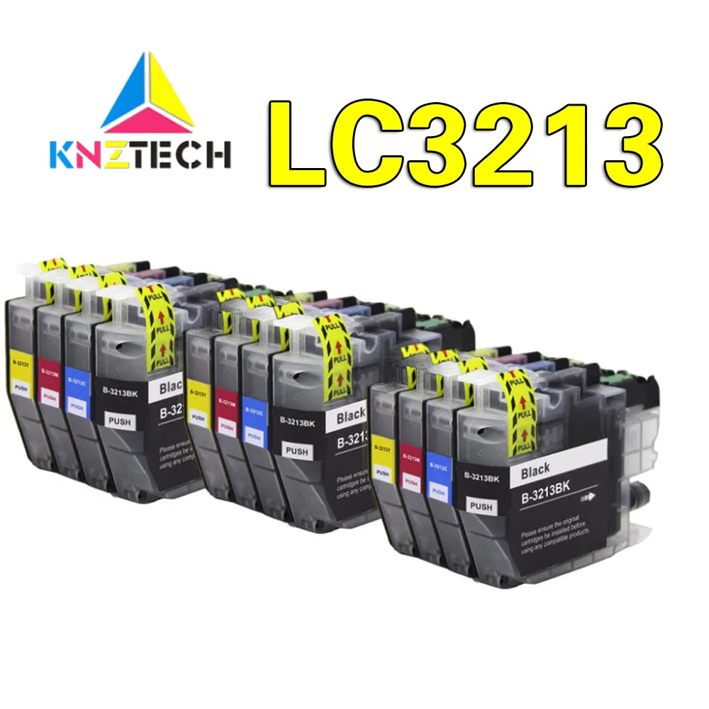 

KNZ LC3213 Ink Cartridge Compatible For Brother LC3213 LC-3213 LC3211 DCP-J572dw DCP-J772DW DCP-J774DW MFC-J890DW MFC-J895DW