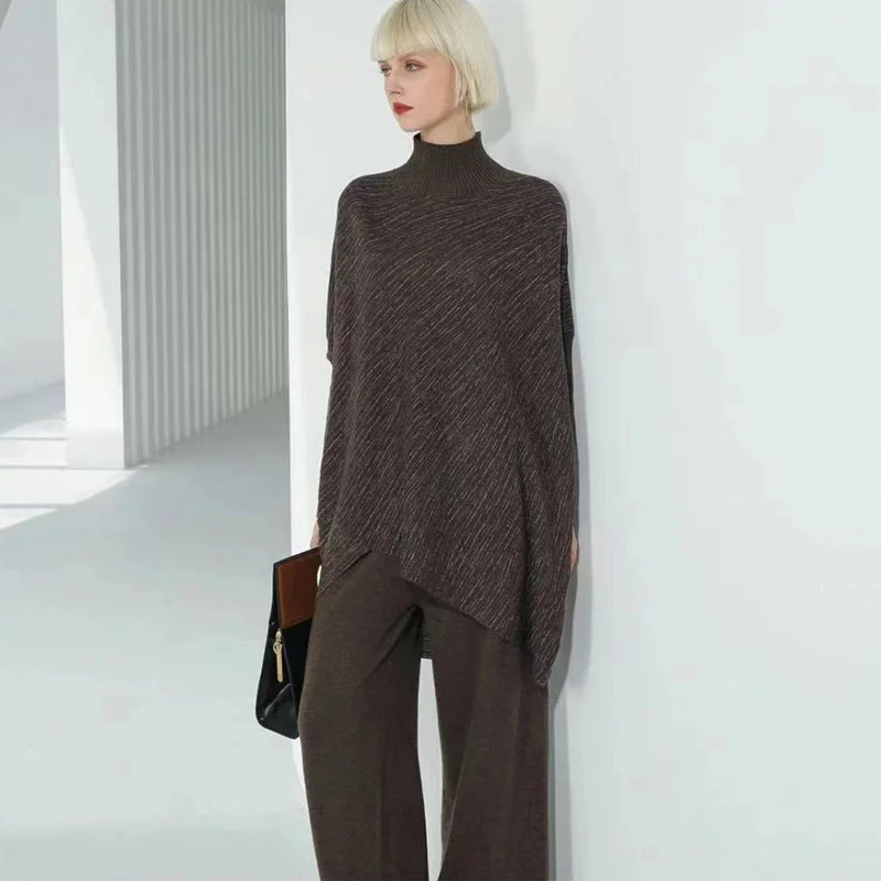 Winter Women's Wear Autumn 2023 New Irregular Pullover Loose Cashmere Lazy Sweater MIDI Simple Dress Elegant Korea MY287
Winter Women's Wear Autumn 2023 New Irregular Pullover Loose Cashmere Lazy Sweater MIDI Simple Dress Elegant Korea MY287