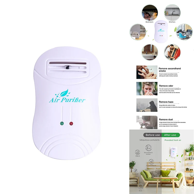 HAEGER Air Purifier Plug In For Home Negative Ion Generator Air Cleaner Remove Formaldehyde Smoke Dust Purification
HAEGER Air Purifier Plug In For Home Negative Ion Generator Air Cleaner Remove Formaldehyde Smoke Dust Purification