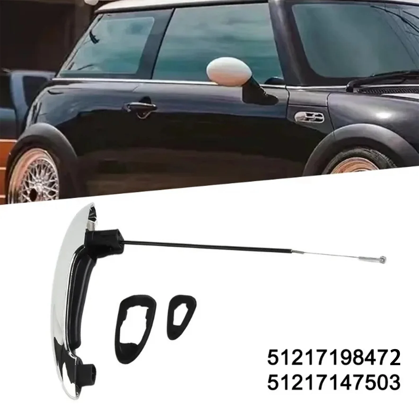 1 шт. передняя правая дверная ручка для BMW для Mini для сотрудничества R50 R52 R53 R55 R56 R57 R58 R59 2002-2015 Внешние детали
1 шт. передняя правая дверная ручка для BMW для Mini для сотрудничества R50 R52 R53 R55 R56 R57 R58 R59 2002-2015 Внешние детали