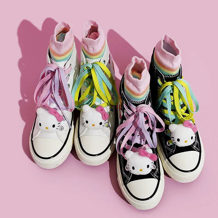 Hello Kitty Girls Sneakers Fashion 2021 Spring Graffiti High-top Printing Canvas Shoes Sneakers Student Casual Sports Shoes
Hello Kitty Girls Sneakers Fashion 2021 Spring Graffiti High-top Printing Canvas Shoes Sneakers Student Casual Sports Shoes
