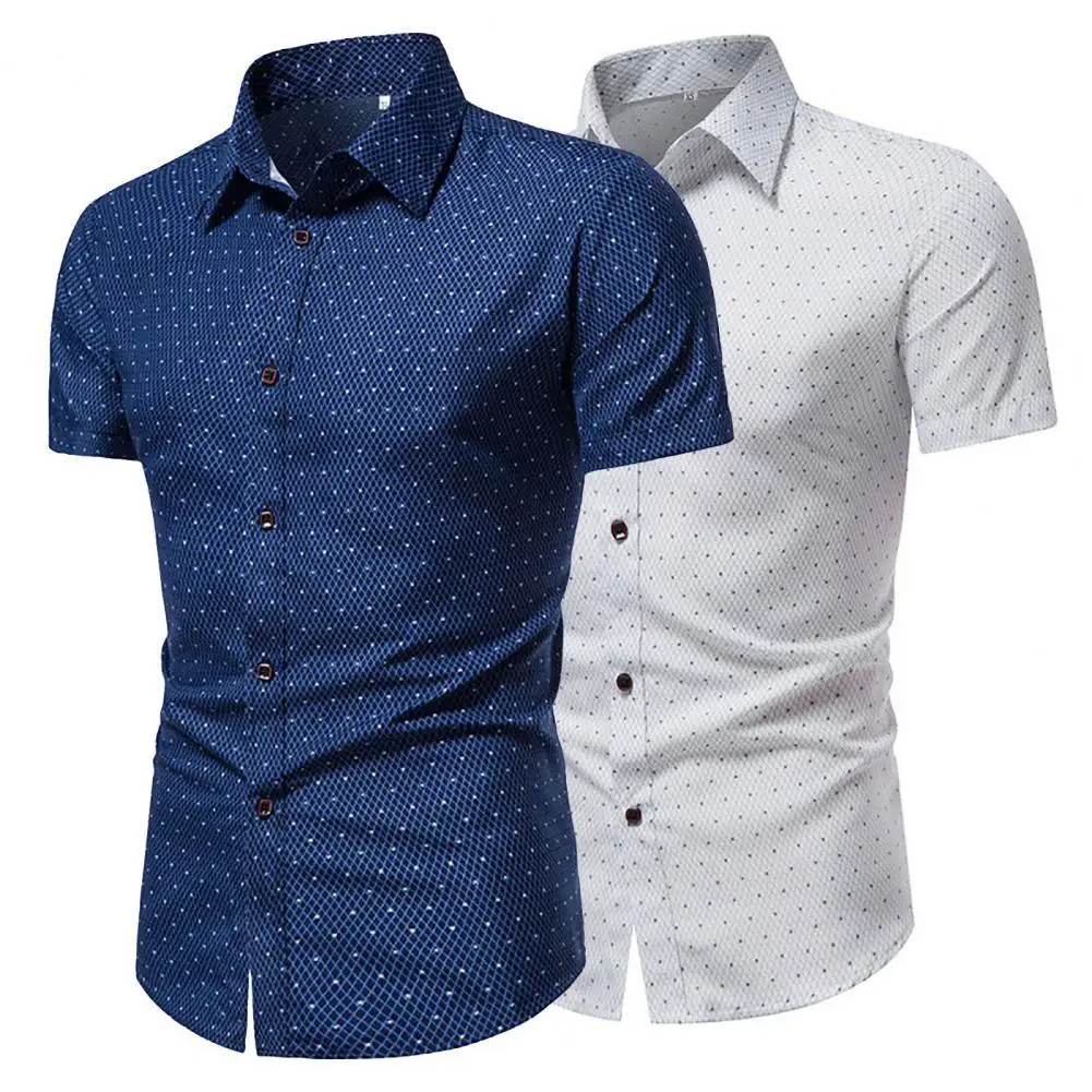 Business Top Print Shirt Single-breasted Shirt Men Shirt Camisas Summer Formal Summer Men Lapel Shirt Top Ropa Hombre Dot
Business Top Print Shirt Single-breasted Shirt Men Shirt Camisas Summer Formal Summer Men Lapel Shirt Top Ropa Hombre Dot