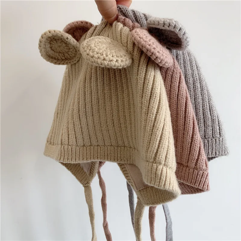 Autumn Baby Knitted Hat With Ear Cute Baby Beanie Cap for Boys Girls Winter Warm Adjustable Kids Beanie Newborn Baby Cap
Autumn Baby Knitted Hat With Ear Cute Baby Beanie Cap for Boys Girls Winter Warm Adjustable Kids Beanie Newborn Baby Cap