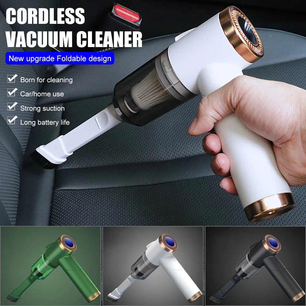 9000Pa Wireless Car Vacuum Cleaner Cordless Handheld Auto Vacuum Home & Car Dual Use Mini Vacuum Cleaner With Built-in Battrery
9000Pa Wireless Car Vacuum Cleaner Cordless Handheld Auto Vacuum Home & Car Dual Use Mini Vacuum Cleaner With Built-in Battrery