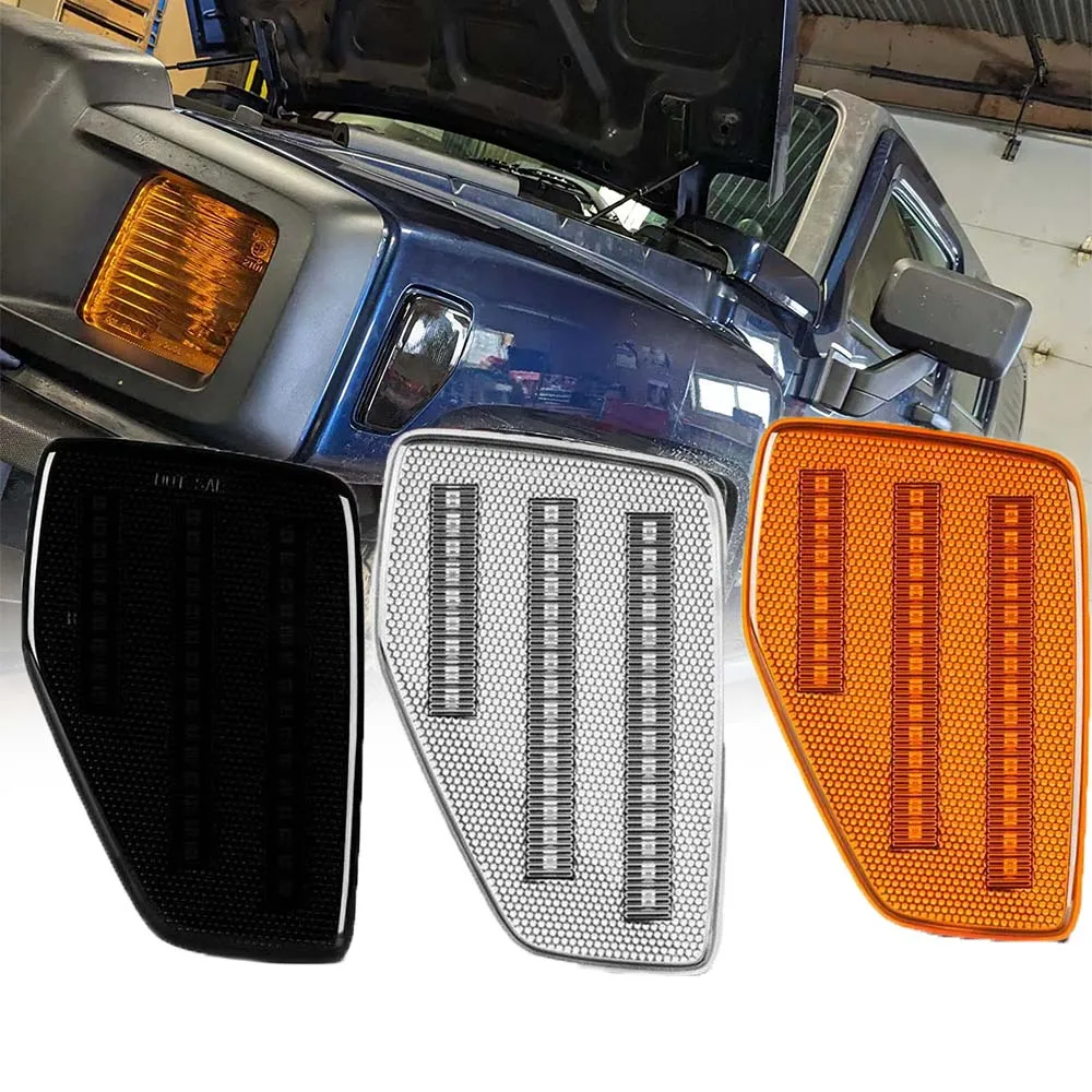 For Hummer H3 2006 2007 2008-2010 Hummer H3T 2009 2010 Amber Turn Signal Light LED Front Fender Side Marker Lights OEM#15873639
For Hummer H3 2006 2007 2008-2010 Hummer H3T 2009 2010 Amber Turn Signal Light LED Front Fender Side Marker Lights OEM#15873639