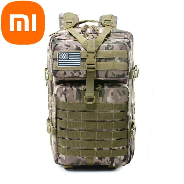 Xiaomi Backpack Men's Military Backpack Hiking Outdoor Tactical Camouflage Backpack with Large Capacity
Xiaomi Backpack Men's Military Backpack Hiking Outdoor Tactical Camouflage Backpack with Large Capacity