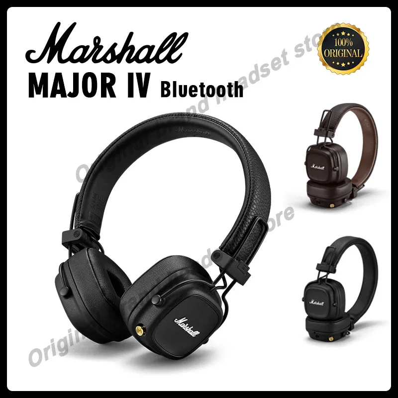 Original Marshall MAJOR IV Wireless Bluetooth Headphones Deep Bass Foldable Pop Rock retro Music Classic Earphones mic Headset
Original Marshall MAJOR IV Wireless Bluetooth Headphones Deep Bass Foldable Pop Rock retro Music Classic Earphones mic Headset