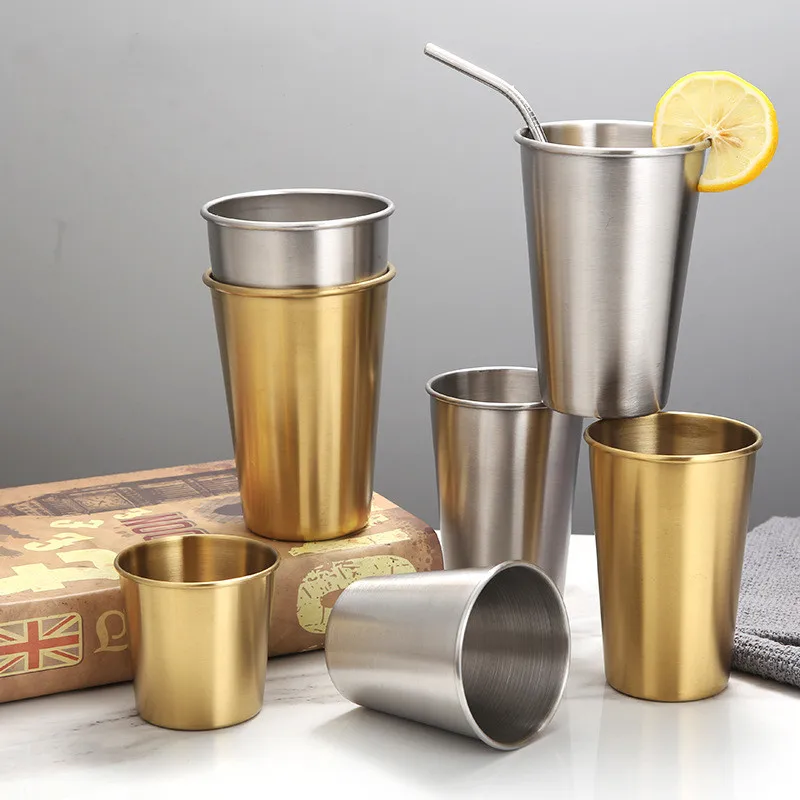 304 Stainless Steel Cold Beer Mug wedding holiday party Drink cups Outdoor Travel Coffee Cup Creative Mate Cup
304 Stainless Steel Cold Beer Mug wedding holiday party Drink cups Outdoor Travel Coffee Cup Creative Mate Cup
