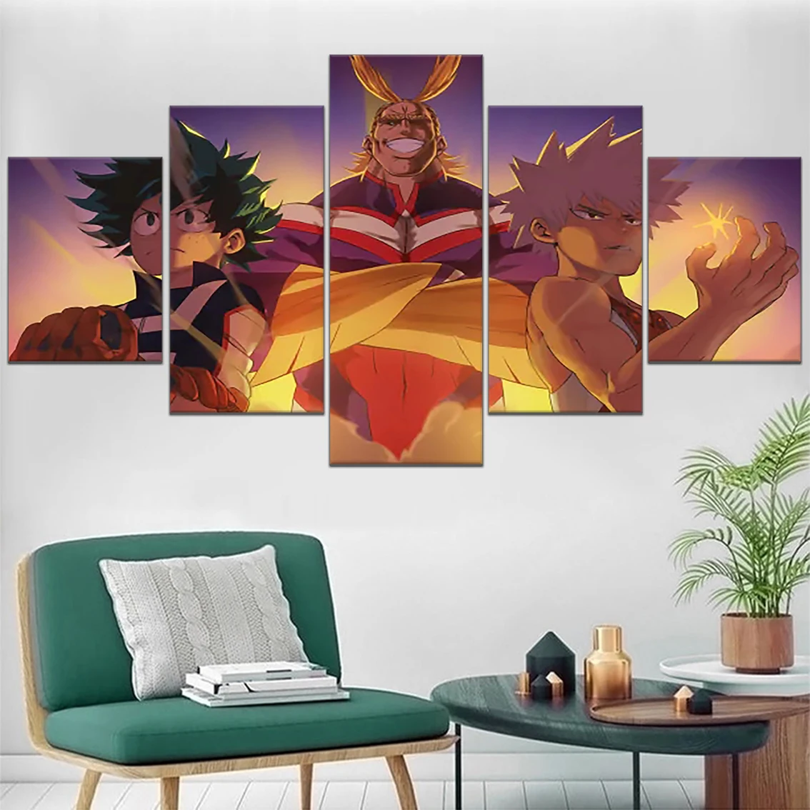 My Hero Academia HD Print Canvas Poster Anime Painting Wall Decor Art Pictures 5 Panel Modern Modular For Boy Room Decorative
My Hero Academia HD Print Canvas Poster Anime Painting Wall Decor Art Pictures 5 Panel Modern Modular For Boy Room Decorative