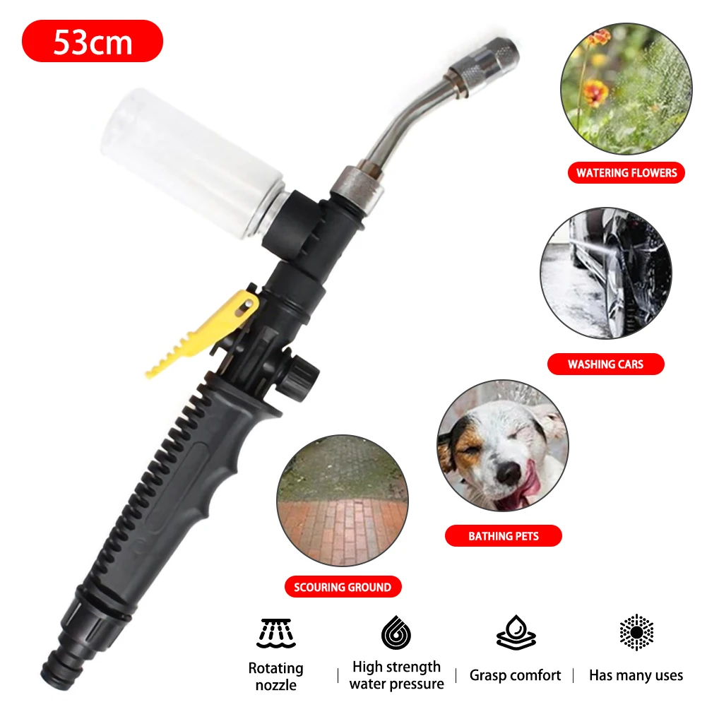 Air-conditioning Washing Water Gun High-pressure Adjustable Fog Nursery Sprinkler Watering Vegetable Spray Gun with foam bottle
Air-conditioning Washing Water Gun High-pressure Adjustable Fog Nursery Sprinkler Watering Vegetable Spray Gun with foam bottle