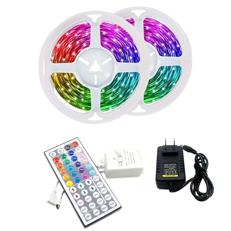 Светодиодная RGB ленсветильник, 10 м, 3528 светодиодов, гибкая светодиодная лента с пультом на 44 кнопки, для Хэллоуина и Рождества
Светодиодная RGB ленсветильник, 10 м, 3528 светодиодов, гибкая светодиодная лента с пультом на 44 кнопки, для Хэллоуина и Рождества