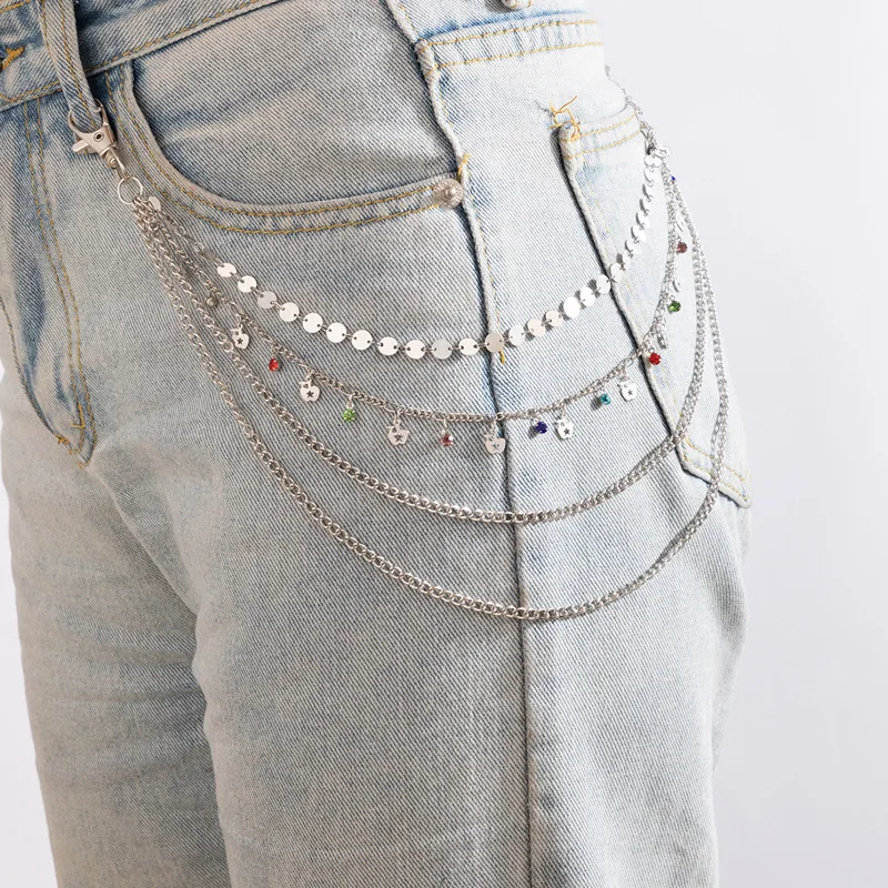 New 2022 Color Diamond Studded Multi-layer Alloy Tassel Chain 4-layer Pants Chain
New 2022 Color Diamond Studded Multi-layer Alloy Tassel Chain 4-layer Pants Chain