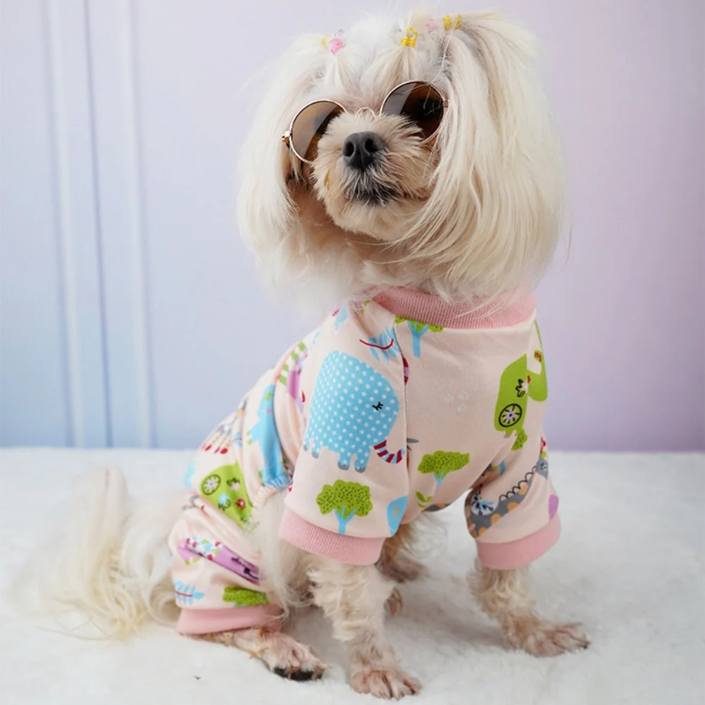 Dog Pajamas Animal Soft Material Elastic Dog Pajamas One Piece Pet Pajamas Dog Clothing for Small Dogs
Dog Pajamas Animal Soft Material Elastic Dog Pajamas One Piece Pet Pajamas Dog Clothing for Small Dogs