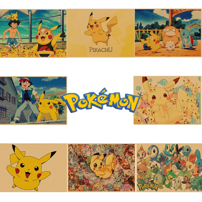 Покемон плакат Пикачу крафт-бумага материал Charizard Ash Ketchum Brock туманный рассвет тыкать мяч наклейки на стену рождественские подарки
Покемон плакат Пикачу крафт-бумага материал Charizard Ash Ketchum Brock туманный рассвет тыкать мяч наклейки на стену рождественские подарки