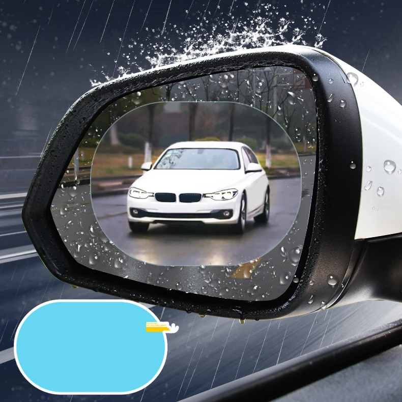 2Pcs Car Rear View Mirror Rainproof Film Anti-Fog Clear Protective Sticker Anti-Scratch Waterproof Mirror Window Film Stickers
2Pcs Car Rear View Mirror Rainproof Film Anti-Fog Clear Protective Sticker Anti-Scratch Waterproof Mirror Window Film Stickers