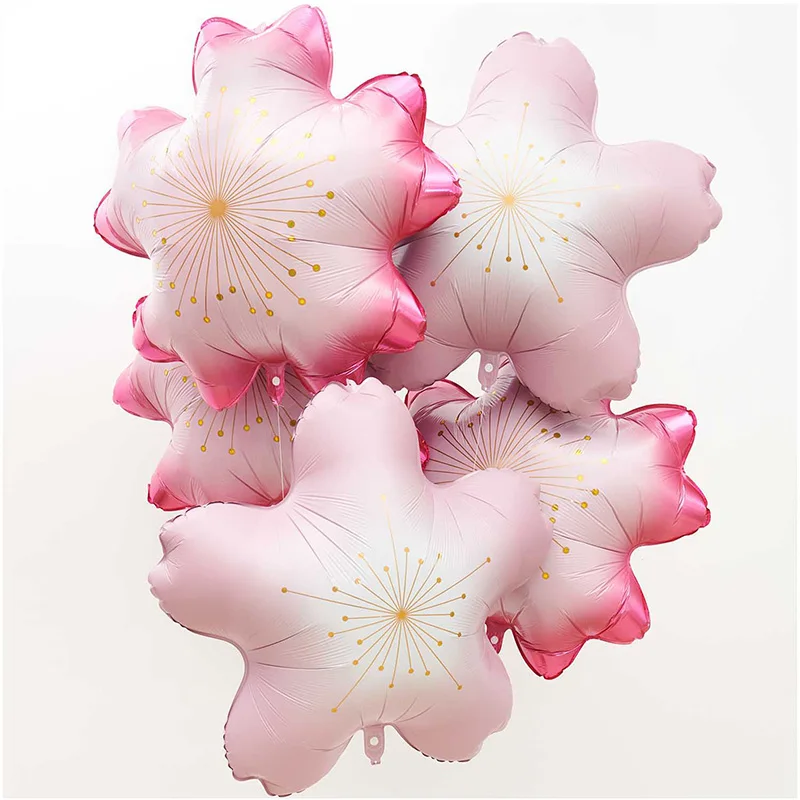 5pcs Pink Cherry Blossom Aluminum Film Balloon Spring Season Party Decoration Helium Balloon Birthday Party Baby Shower Supplies
5pcs Pink Cherry Blossom Aluminum Film Balloon Spring Season Party Decoration Helium Balloon Birthday Party Baby Shower Supplies