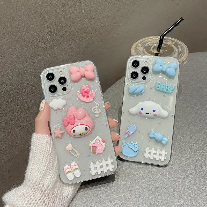 Противоударный чехол для телефона Sanrio с 3D рисунком My Melody Cinnamoroll Почтовый чехол для Iphone 11 12 13 14 Mini Pro Max X Xs Xr 7 8 Plus SE
Противоударный чехол для телефона Sanrio с 3D рисунком My Melody Cinnamoroll Почтовый чехол для Iphone 11 12 13 14 Mini Pro Max X Xs Xr 7 8 Plus SE