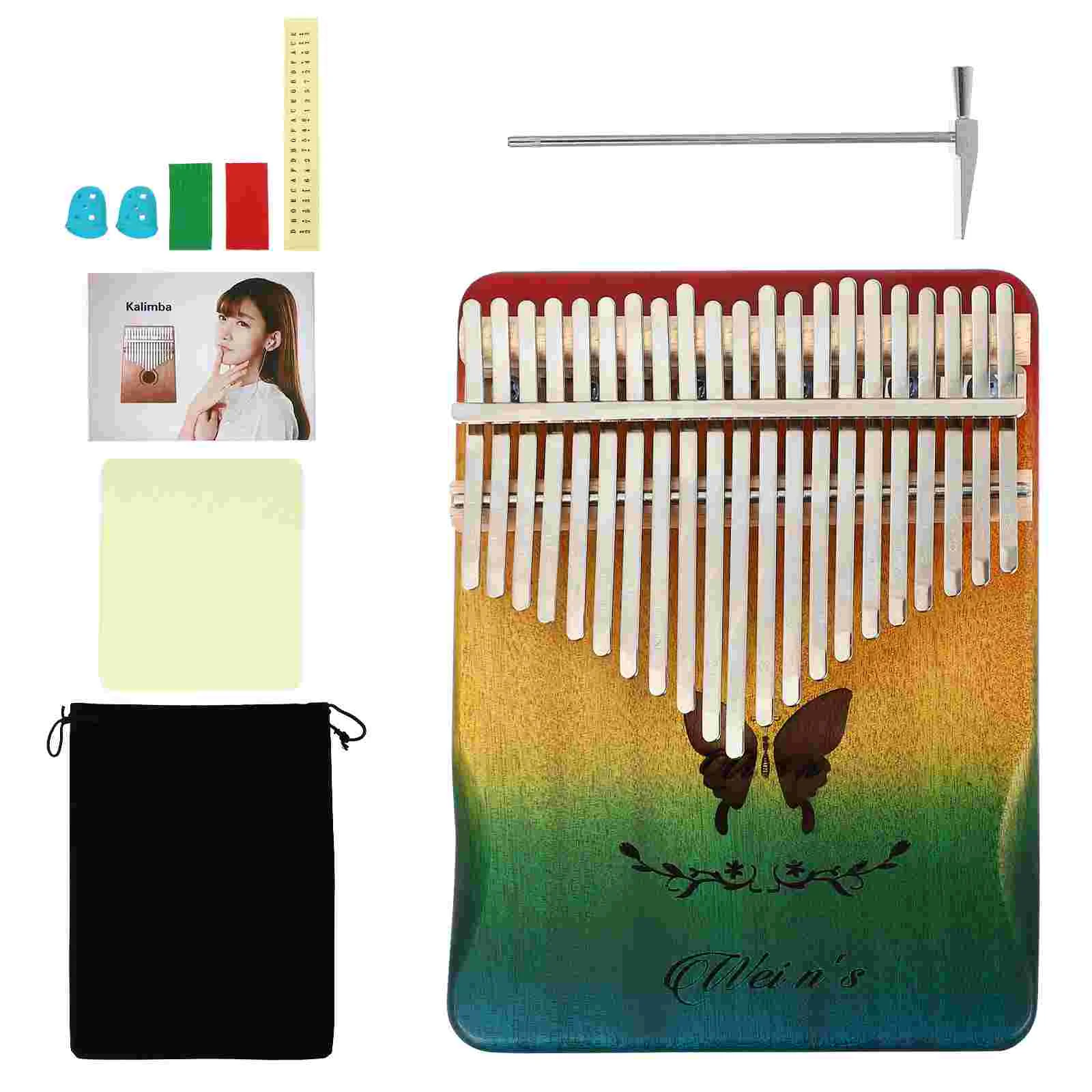 1 комплект пианино Kalimba с клавишами и большими пальцами бабочки Декор пианино для пальцев для детей и взрослых
1 комплект пианино Kalimba с клавишами и большими пальцами бабочки Декор пианино для пальцев для детей и взрослых