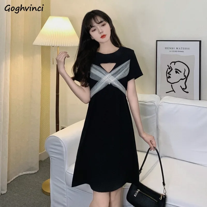 Short Sleeve Dress Women Gauze Knee-length Solid A-line High Waist Design Retro Elegant Sweet Streetwear Chic Casual Ulzzang Ins
Short Sleeve Dress Women Gauze Knee-length Solid A-line High Waist Design Retro Elegant Sweet Streetwear Chic Casual Ulzzang Ins