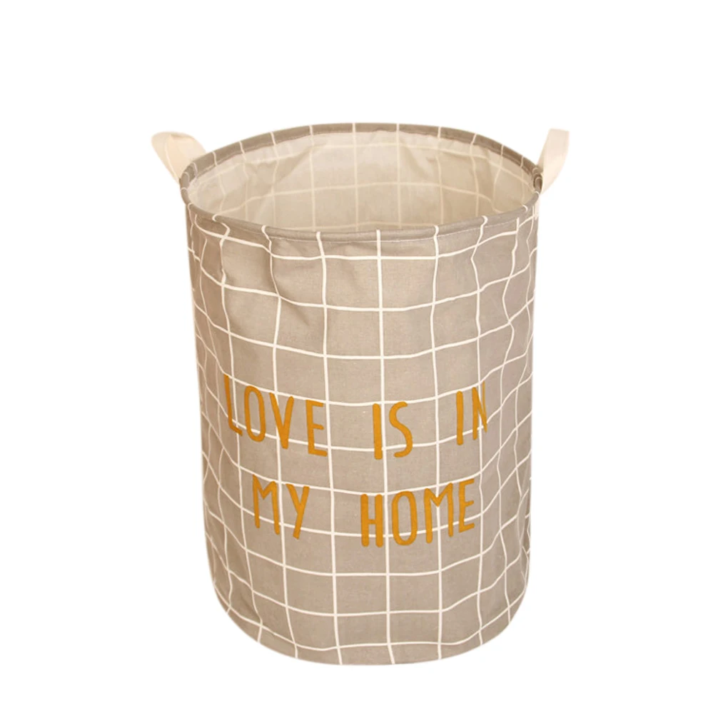 Linen Foldable Sundries Laundry Hamper Storage Basket Clothes Toys Storage Barrels
Linen Foldable Sundries Laundry Hamper Storage Basket Clothes Toys Storage Barrels