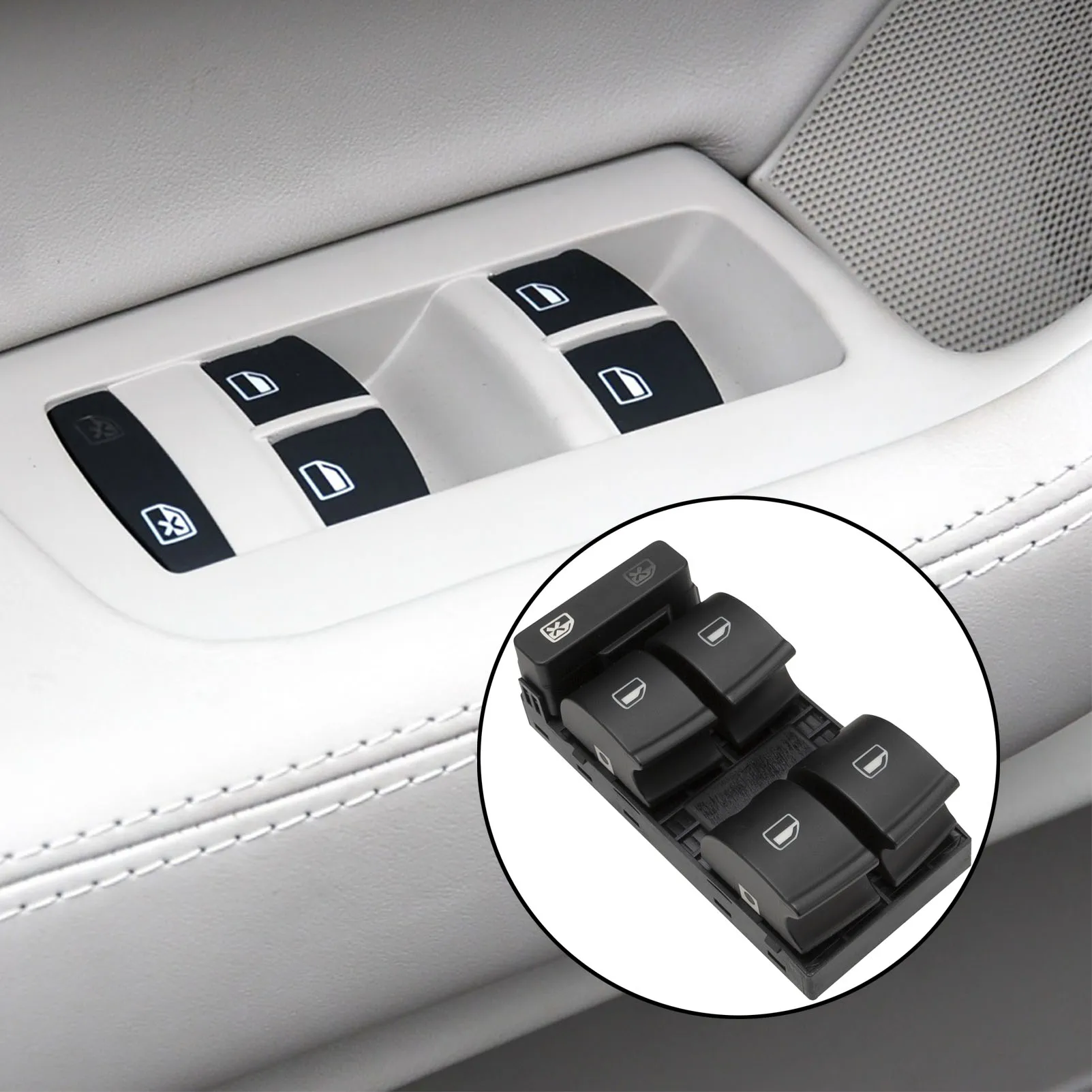 Master Power Window Switch Control Electric Window Lift Control Button For Audi A4 RS4 S4 2002-2008 8E0959851B
Master Power Window Switch Control Electric Window Lift Control Button For Audi A4 RS4 S4 2002-2008 8E0959851B