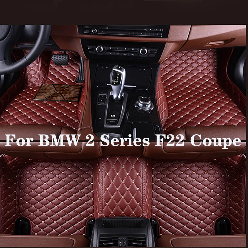 Кожаный Автомобильный напольный коврик Full Surround под заказ для BMW 2 серии F22 Coupe 2014-2018 (модельный год), аксессуары для интерьера автомобиля
Кожаный Автомобильный напольный коврик Full Surround под заказ для BMW 2 серии F22 Coupe 2014-2018 (модельный год), аксессуары для интерьера автомобиля