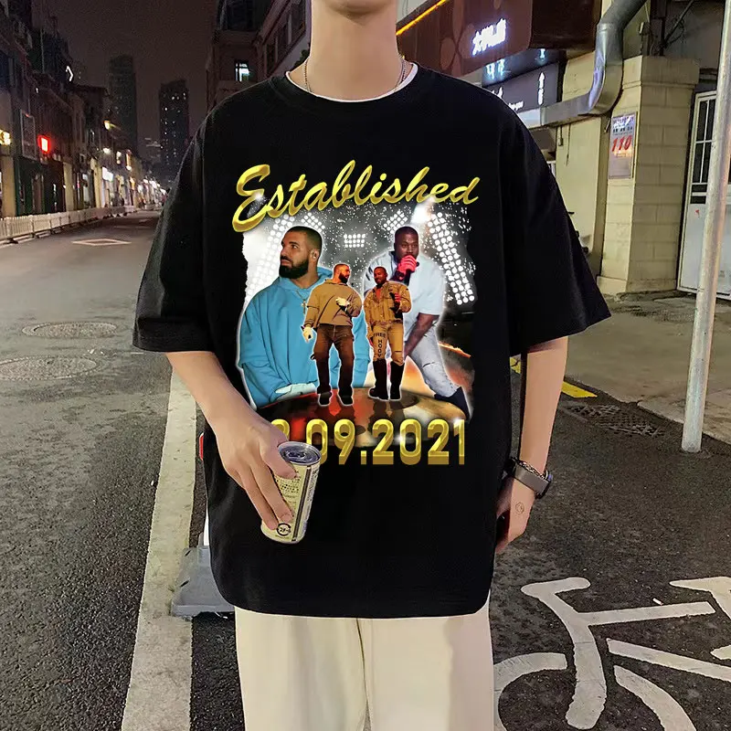 Kanye West and Certified Lover Boy Concert Graphic Print T Shirt Mens Hip Hop Vintage Tshirt Men Women Quality Cotton Tees Tops
Kanye West and Certified Lover Boy Concert Graphic Print T Shirt Mens Hip Hop Vintage Tshirt Men Women Quality Cotton Tees Tops