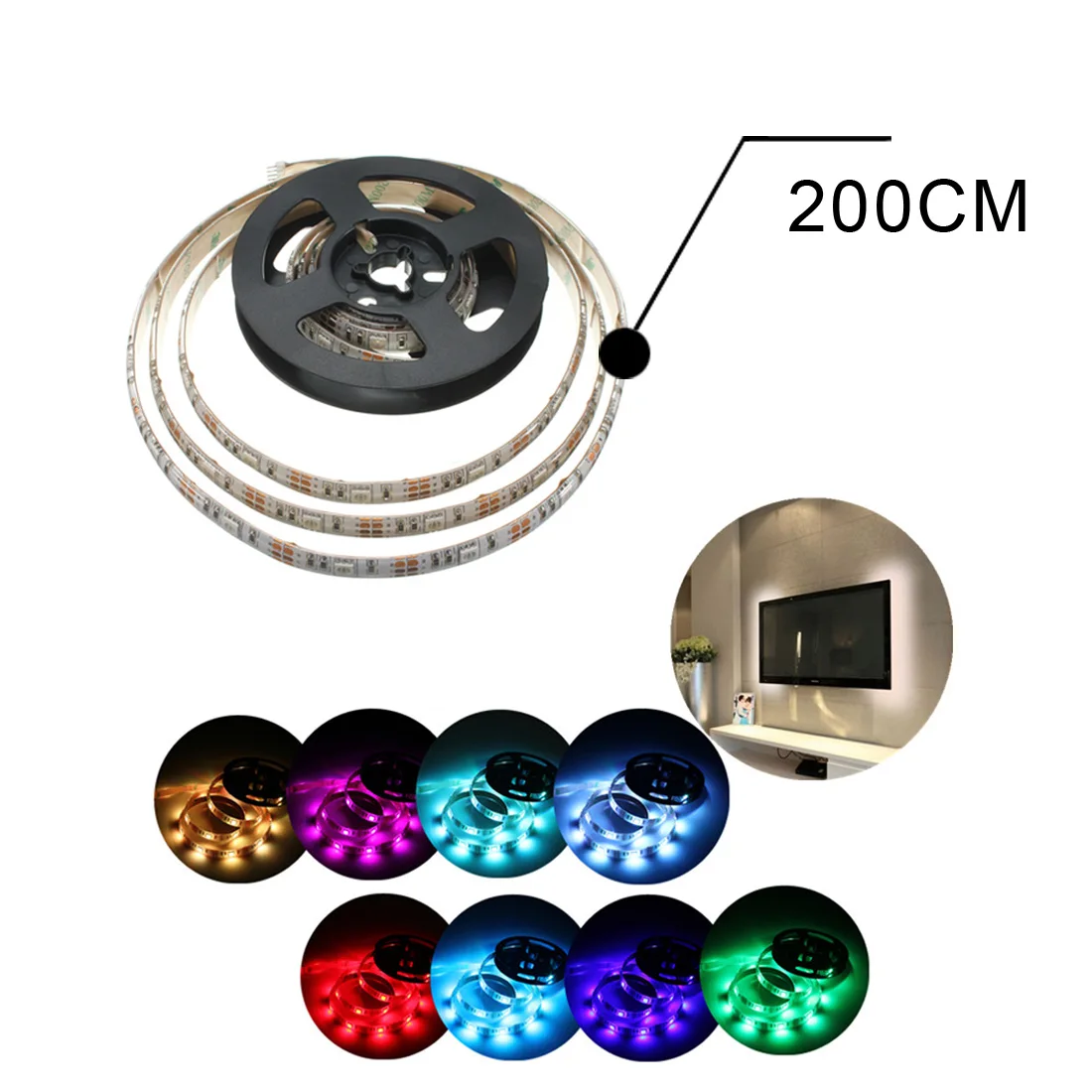 Водонепроницаемая настенная лента 200 см/6,5 футов, 60 светодиодов, 50RGB, USB-лента с мини-контроллером, подходит для ноутбуков, ПК, телевизоров
Водонепроницаемая настенная лента 200 см/6,5 футов, 60 светодиодов, 50RGB, USB-лента с мини-контроллером, подходит для ноутбуков, ПК, телевизоров