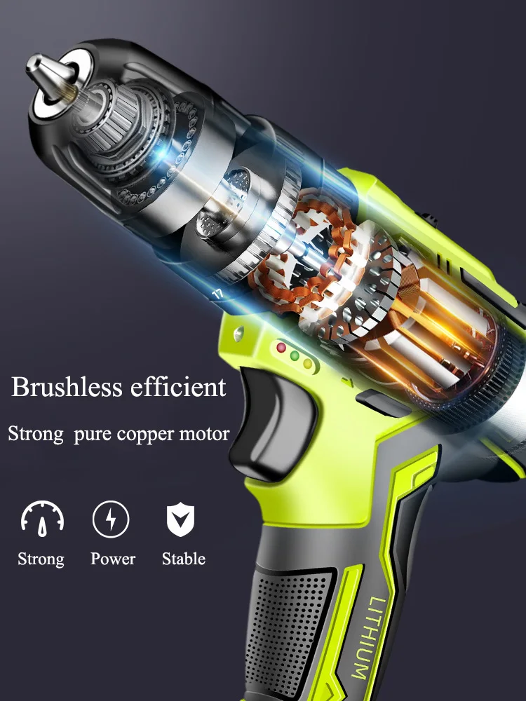 Anmiy Brushless Impact Lithium Rechargeable Hand Small Pistol Electric Drill Household Multifunctional
Anmiy Brushless Impact Lithium Rechargeable Hand Small Pistol Electric Drill Household Multifunctional
