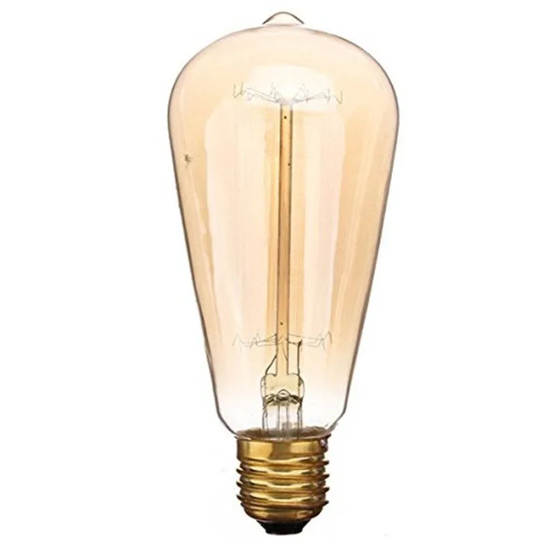 

Retro ST64 Edison Bulb 110V E26 60W Incandescent Bulbs Vintage Filament Bulb Tungsten Edison Light home decoration