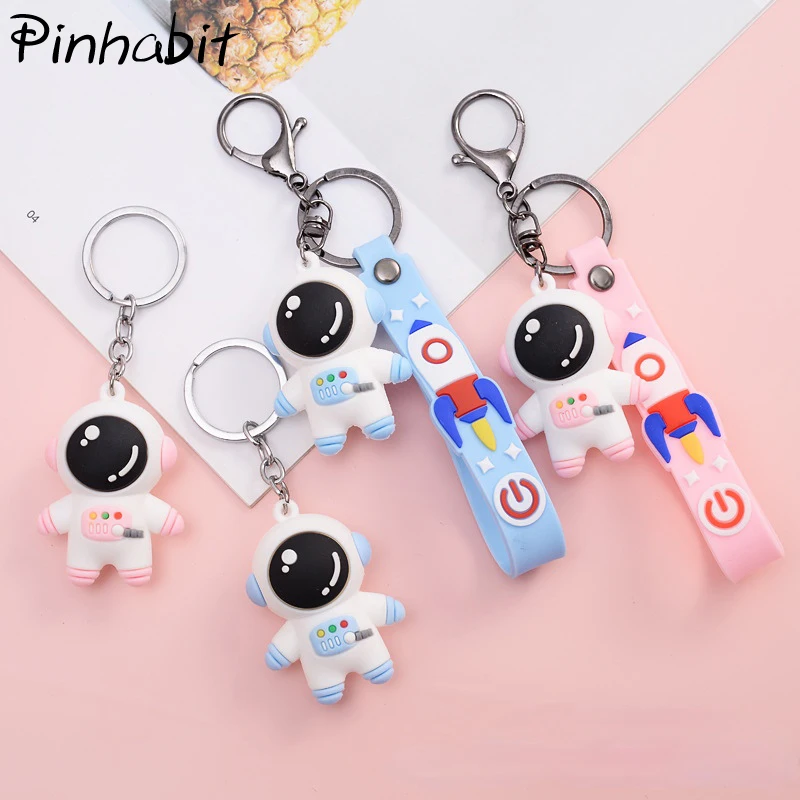 Cute Astronaut Space Robot Keychain Cartoon Anime 3D Spaceman Fashion Keyring Anti-Lost Resin Alloy Kids Bulk Jewelry Gifts
Cute Astronaut Space Robot Keychain Cartoon Anime 3D Spaceman Fashion Keyring Anti-Lost Resin Alloy Kids Bulk Jewelry Gifts