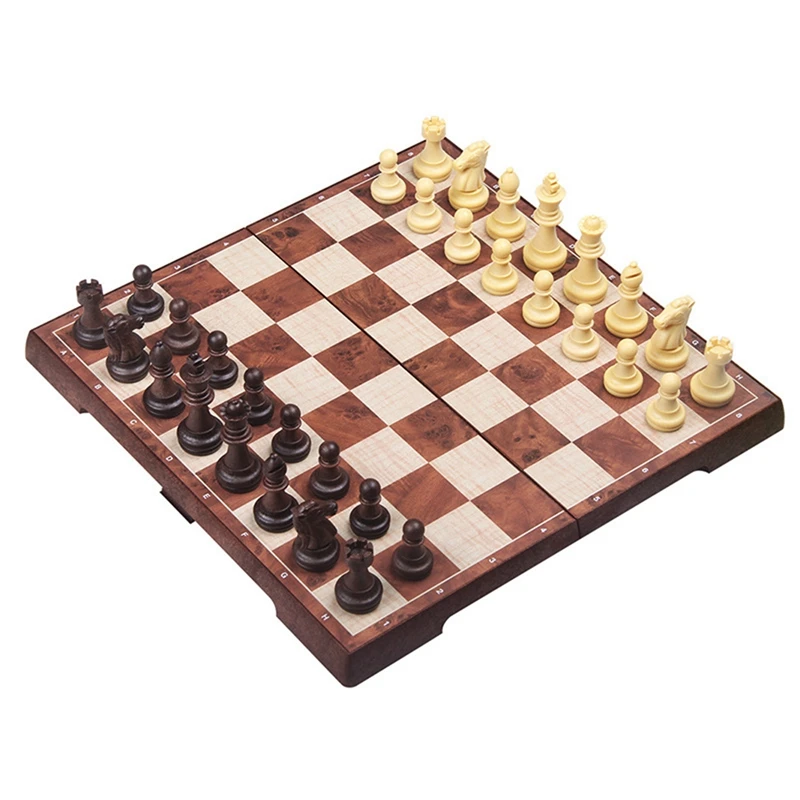 Plastic Chess Set Folding Magnetic Large Board with Pieces Interior for Storage Portable Board Game Chess Pieces Set
Plastic Chess Set Folding Magnetic Large Board with Pieces Interior for Storage Portable Board Game Chess Pieces Set