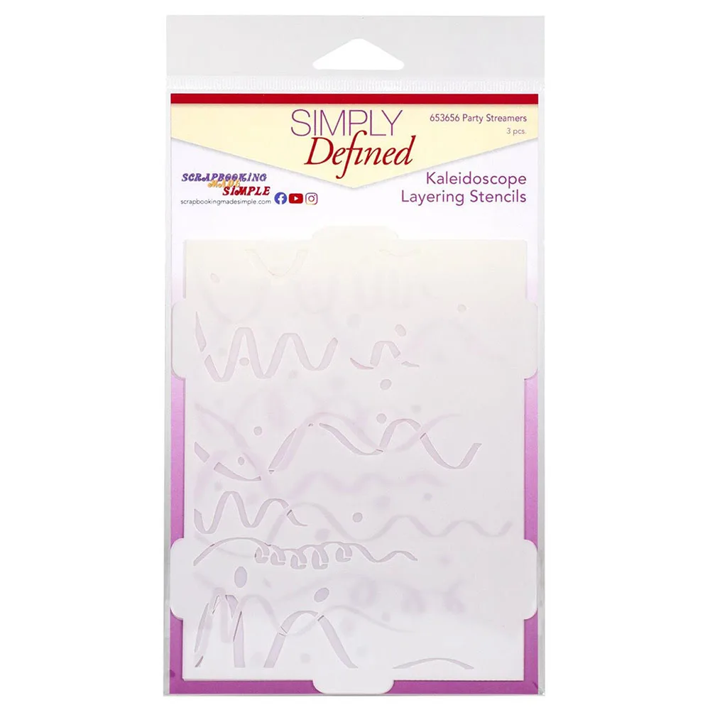 2022 Kaleidoscope Party Streamers Layering Stencils Craft Wax Paper Cards Scrapbooking Diary Coloring Kids Fun Diy Drawing Molds
2022 Kaleidoscope Party Streamers Layering Stencils Craft Wax Paper Cards Scrapbooking Diary Coloring Kids Fun Diy Drawing Molds