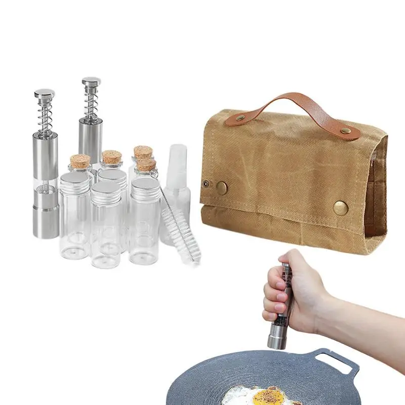 Multi Spice Container For Camping 12 Pieces Spices And Seasonings Sets Camping Seasoning Kit Canvas Travel Seasoning Container
Multi Spice Container For Camping 12 Pieces Spices And Seasonings Sets Camping Seasoning Kit Canvas Travel Seasoning Container