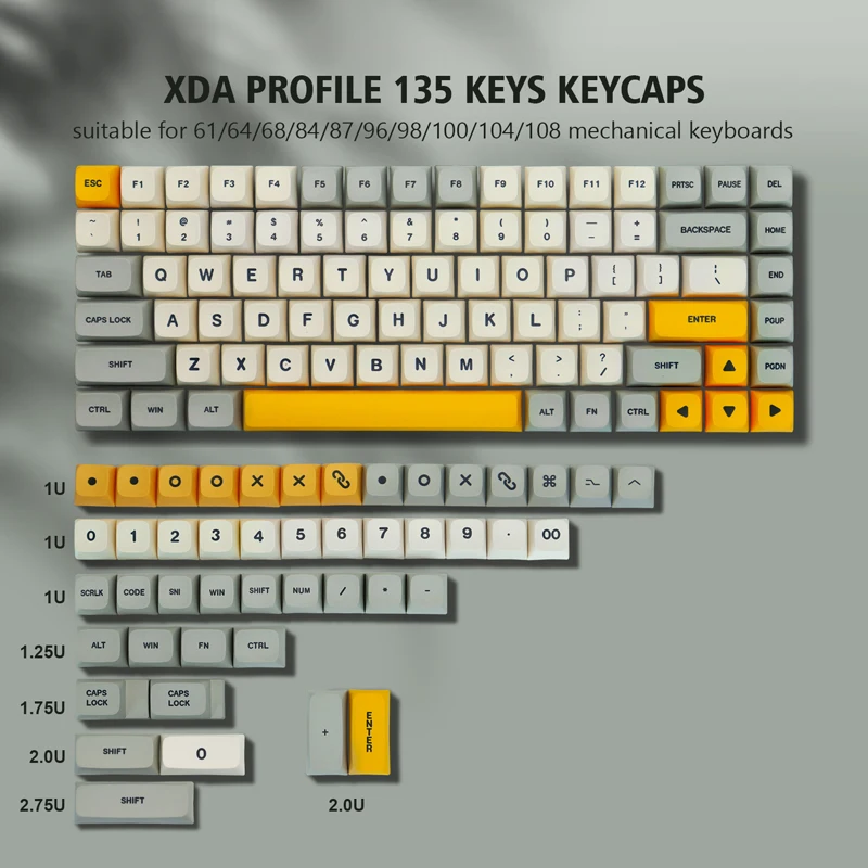 Полный комплект колпачков для клавиш 145 клавиш PBT XDA Double Shot Japaness колпачки для клавиш GK61 Anne Pro 2 TM680 Cherry Gateron MX механическая клавиатура
Полный комплект колпачков для клавиш 145 клавиш PBT XDA Double Shot Japaness колпачки для клавиш GK61 Anne Pro 2 TM680 Cherry Gateron MX механическая клавиатура