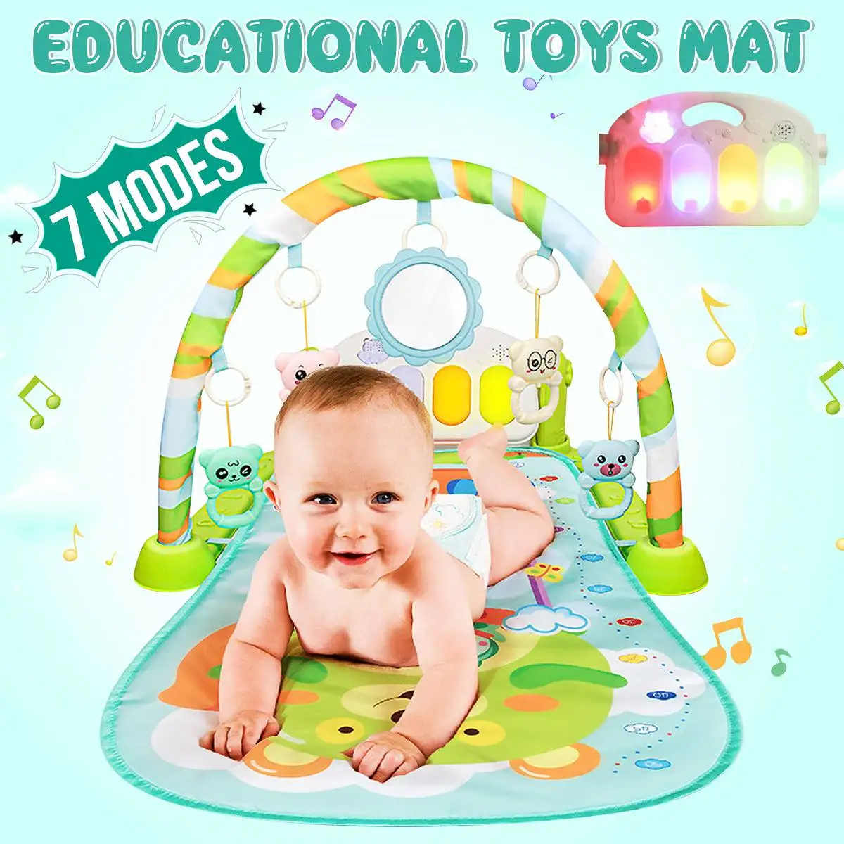 3in1 Baby Gym Play Mat Baby Soft Lighting Rattles 40 Songs Musical Toys For Babies Educational Toys Play Piano Gym Baby Gift
3in1 Baby Gym Play Mat Baby Soft Lighting Rattles 40 Songs Musical Toys For Babies Educational Toys Play Piano Gym Baby Gift