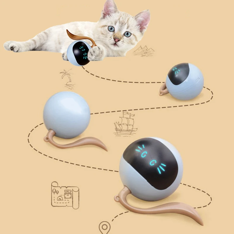 Smart Interactive Cat Toy USB Electric Cat Toys for Cats Ball Toy Automatic Rotating Kitten Toy Funny Chaesing Teaser Toys Cat
Smart Interactive Cat Toy USB Electric Cat Toys for Cats Ball Toy Automatic Rotating Kitten Toy Funny Chaesing Teaser Toys Cat