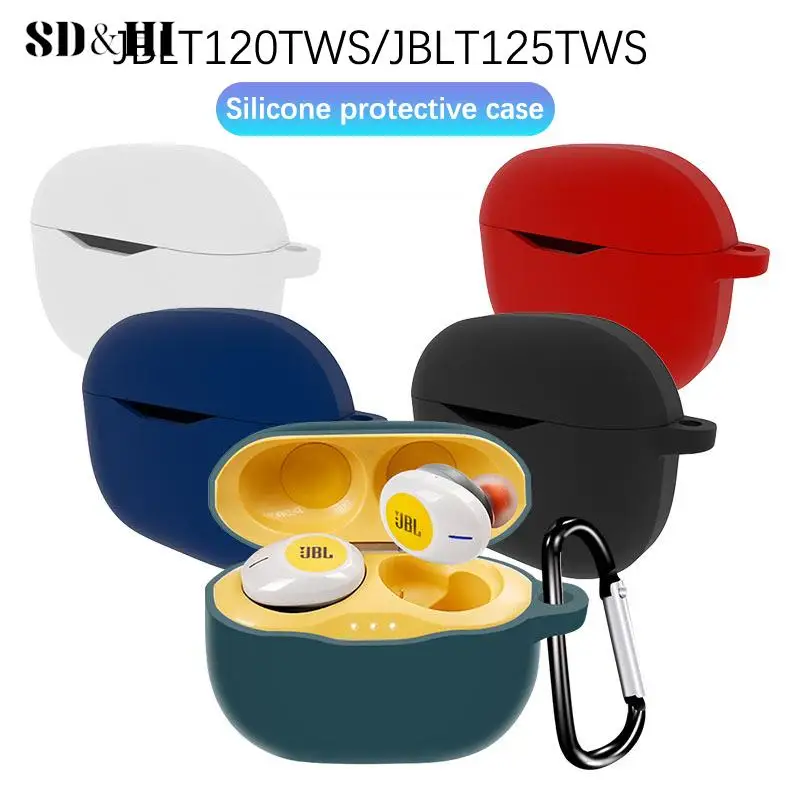 Headphone Case For JBL Tune 120 TWS Case Bluetooth Earphone Cover Protective Silicone Case T120 TWS Earbuds Cover With Hook
Headphone Case For JBL Tune 120 TWS Case Bluetooth Earphone Cover Protective Silicone Case T120 TWS Earbuds Cover With Hook