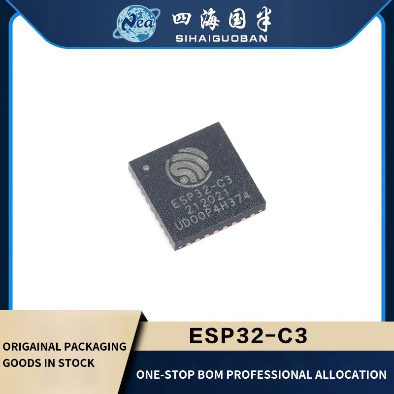 2PCS New ESP32-C3FN4 ESP32-C3FH4 QFN32 ESP32-C3-MINI-1U ESP32-C3-MINI-1-H4 SMD ESP32-C3-WROOM-02-N4 IC PSRAM 4MB FLASH
2PCS New ESP32-C3FN4 ESP32-C3FH4 QFN32 ESP32-C3-MINI-1U ESP32-C3-MINI-1-H4 SMD ESP32-C3-WROOM-02-N4 IC PSRAM 4MB FLASH