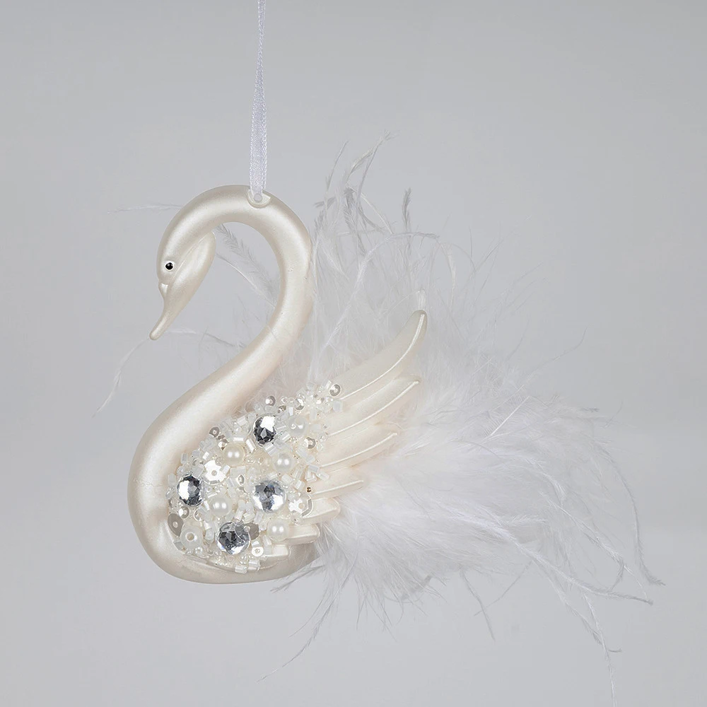 Рождественское украшение Лебединое перо
Рождественское украшение Лебединое перо