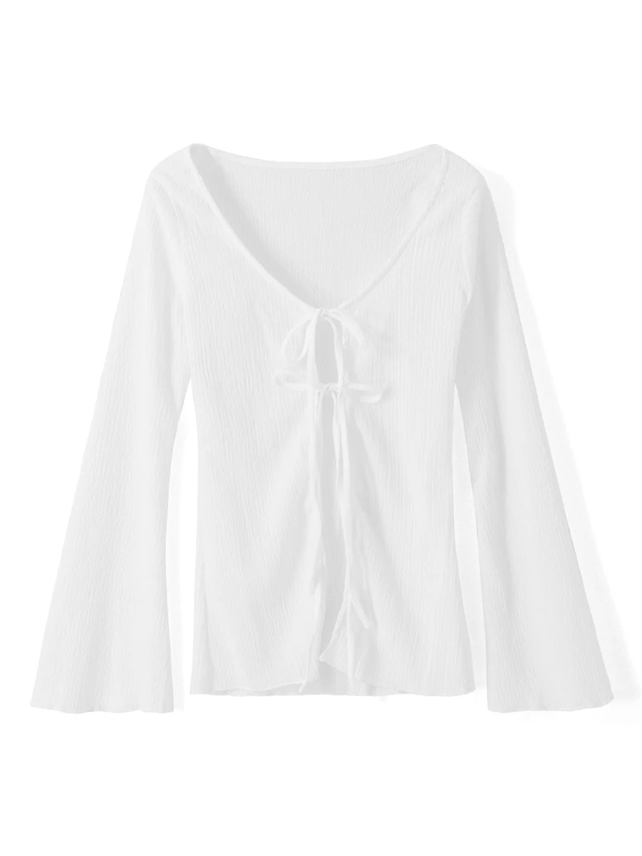 Women Girl Fairy Grunge Y2k Lace Patchwork Crop Top Aesthetic Vintage Fairycore Long Sleeve Shirt Slim Fit Going Out (White Tie
Women Girl Fairy Grunge Y2k Lace Patchwork Crop Top Aesthetic Vintage Fairycore Long Sleeve Shirt Slim Fit Going Out (White Tie