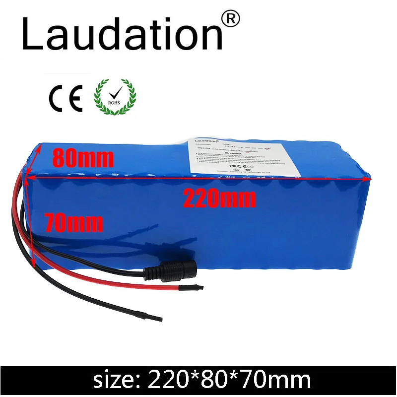 Laudation 24V20ah Electric Bicycle Lithium Battery 7S6P 29.4V 18650 Pack Built-in Samsung INR18650 33G For Motors Less Than 750W
Laudation 24V20ah Electric Bicycle Lithium Battery 7S6P 29.4V 18650 Pack Built-in Samsung INR18650 33G For Motors Less Than 750W