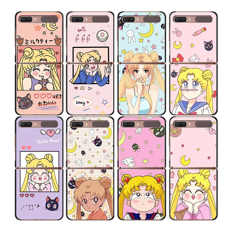 Shockproof fashion mobile hard shell Cover Sailor Moon Cartoon For Samsung Galaxy Z Flip 3 5G Black Fundas Phone Case
Shockproof fashion mobile hard shell Cover Sailor Moon Cartoon For Samsung Galaxy Z Flip 3 5G Black Fundas Phone Case