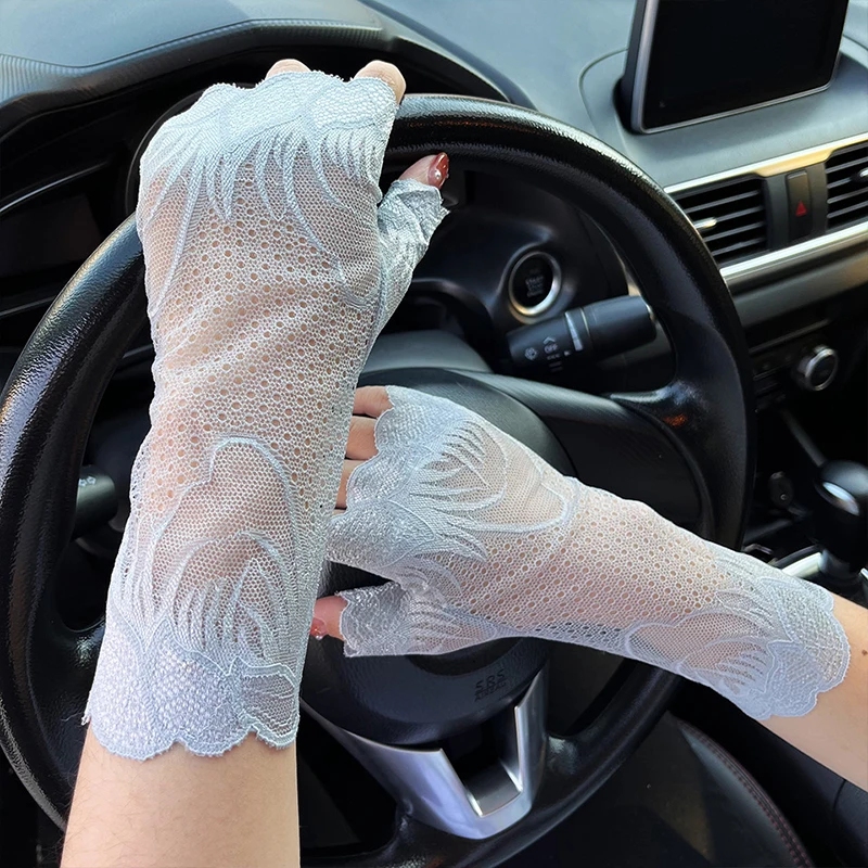 Ultra-Thin Fashion Anti-UV Summer Thin Sun Protection Sunscreen Mittens Lace Gloves Ice Feeling Lace Gloves
Ultra-Thin Fashion Anti-UV Summer Thin Sun Protection Sunscreen Mittens Lace Gloves Ice Feeling Lace Gloves