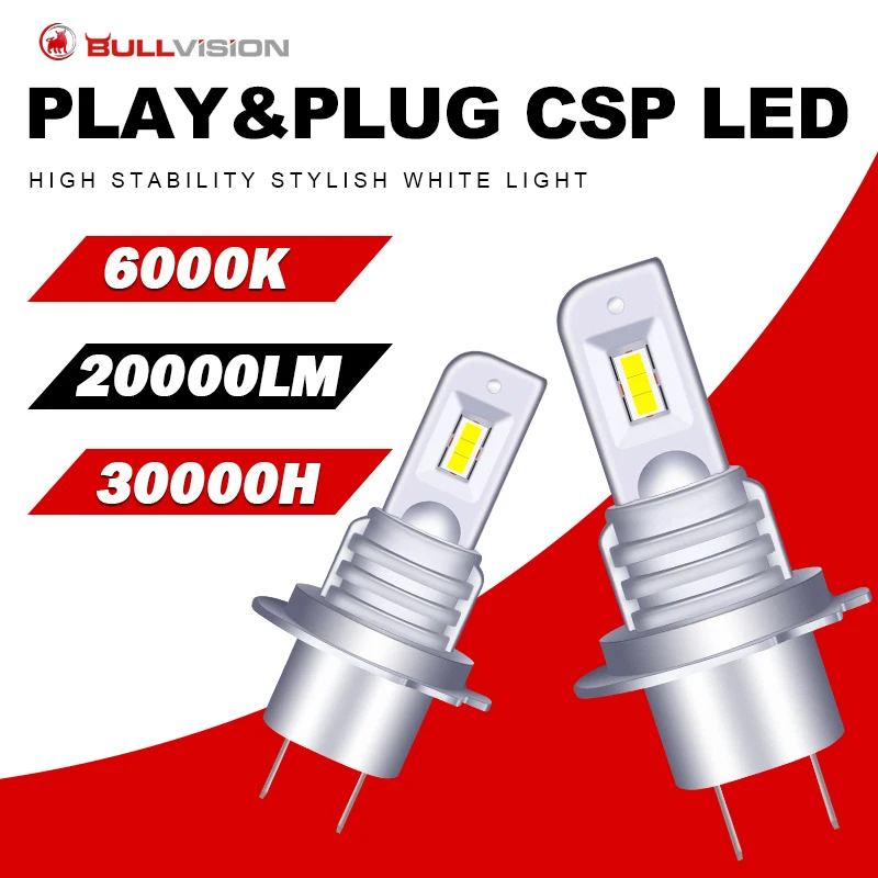 H7 Turbo LED Car Headlight Bulbs 9005 HB3 9006 HB4 H8 Auto Lights Automobile Driving Fog Lamp 12V 6000K 20000LM Plug and Play
H7 Turbo LED Car Headlight Bulbs 9005 HB3 9006 HB4 H8 Auto Lights Automobile Driving Fog Lamp 12V 6000K 20000LM Plug and Play