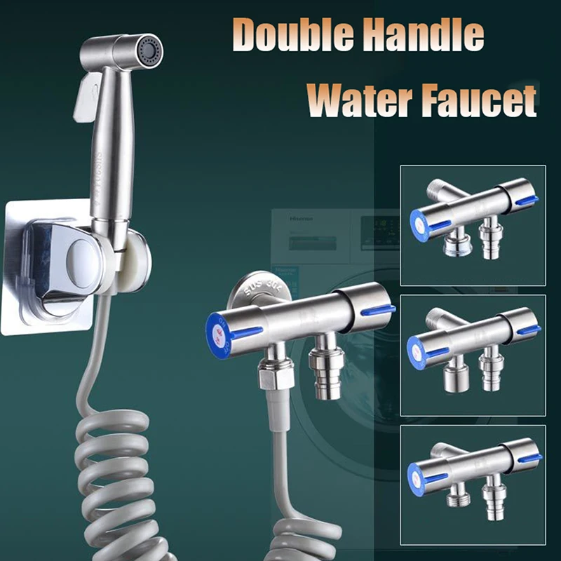 1Pc One In Two Out Double Use Triangular Valve Stainless Steel Water Faucet Toilet Washing Machine Two Ways Out Faucet
1Pc One In Two Out Double Use Triangular Valve Stainless Steel Water Faucet Toilet Washing Machine Two Ways Out Faucet