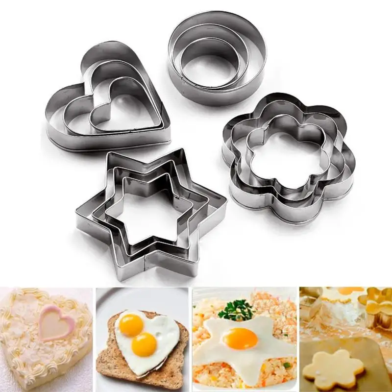 3 Size Stainless Steel Heart Shape Cookies Cutters Fondant Cake Decorating Tools Mold Kitchen Bakeware
3 Size Stainless Steel Heart Shape Cookies Cutters Fondant Cake Decorating Tools Mold Kitchen Bakeware