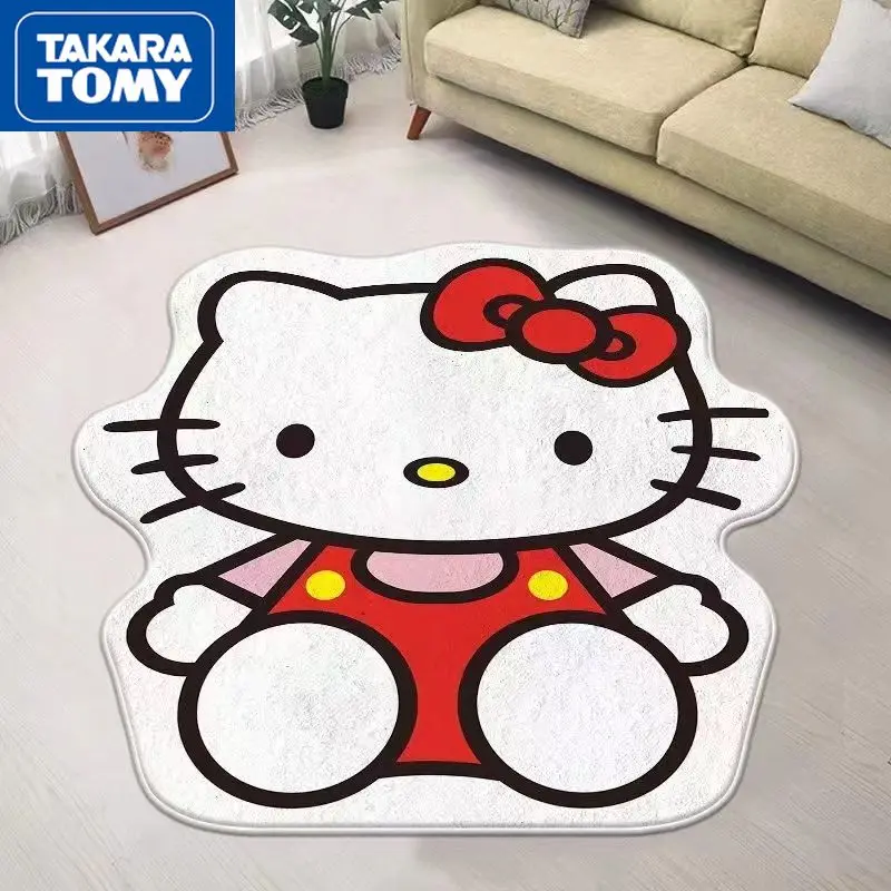 Напольный коврик с мультяшным Hello Kitty TAKARA TOMY, нескользящий абсорбирующий напольный коврик для ванной, милый декоративный ковер для гостиной ...
Напольный коврик с мультяшным Hello Kitty TAKARA TOMY, нескользящий абсорбирующий напольный коврик для ванной, милый декоративный ковер для гостиной ...