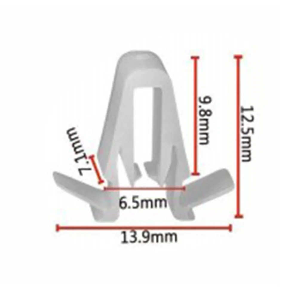 50PCS Trim Clips Door & Garnish Moulding Clip Nylon Retainer 67771-58010 For Toyota Plastic Exterior Car Accessories
50PCS Trim Clips Door & Garnish Moulding Clip Nylon Retainer 67771-58010 For Toyota Plastic Exterior Car Accessories